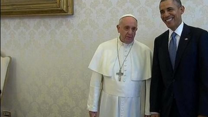 Vatican: Barack Obama rencontre pour la première fois le pape François - 27/03