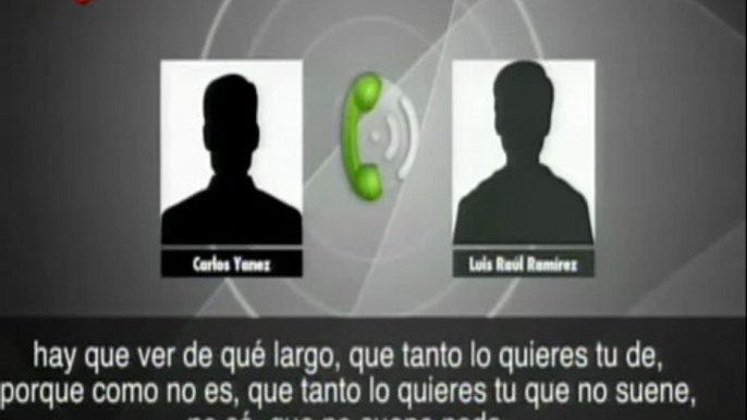 (Vídeo) Nuevo audio de planes terroristas entre Carlos Yánez y Luis Raúl Ramírez