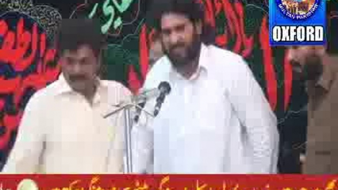 Zakir Ejaz Hussain Jhandvi majlis jalsa 2014 shokat Raza shokat At Multan