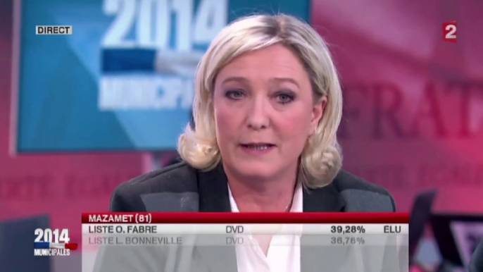 Marine Le Pen : " Nous passons une nouvelle étape"