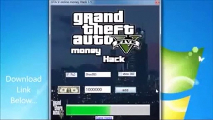 GTA 5 Online Money Hack Tool GTA V Pirater Argent April 2014