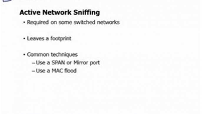 Ethical Hacking - Commonly Used Network Sniffing Software Tools(240p_H.263-MP3)