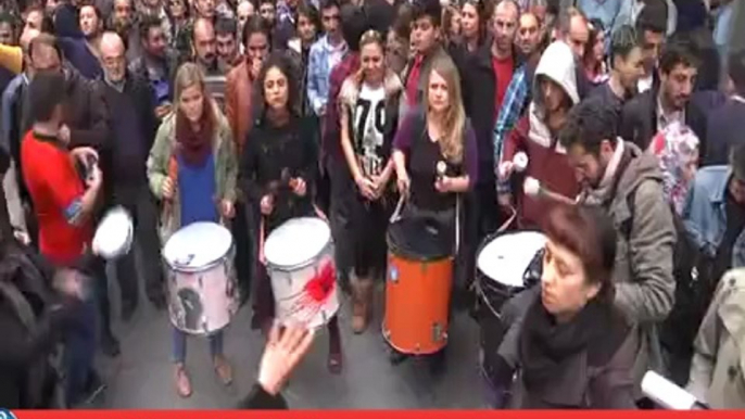 Beyoğlu'nda Emek Sineması Protestosu