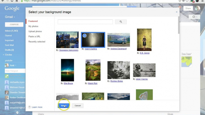 How to Change your Gmail Background Themes | Change Gmail Themes | Change Background Image in Gmail
