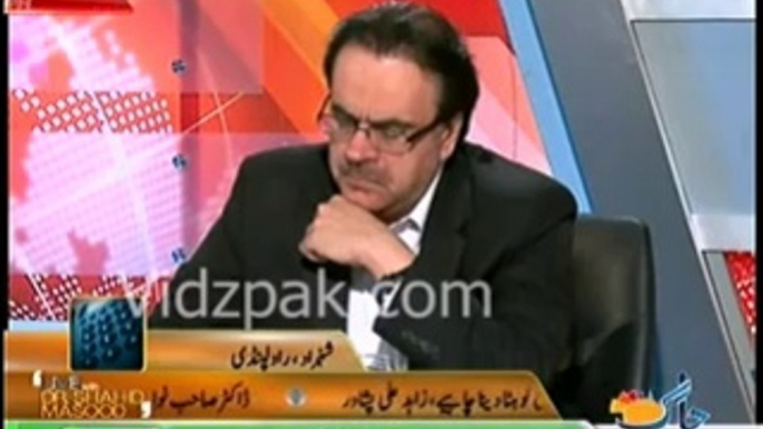 Defence Minister Khawaja Asif has become a minister for Self-Defence :- Dr.Shahid Masood