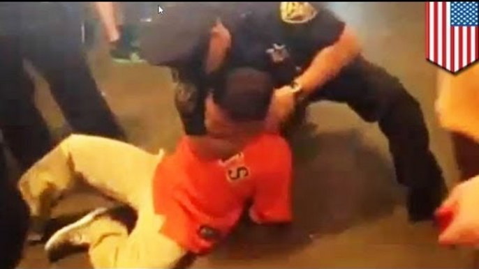 Police brutality? SFPD officer caught on camera putting unruly Giants fan in a chokehold