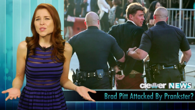 Brad Pitt Attacked At 'Maleficent' Premiere