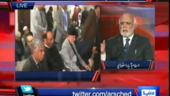 Imran Khan doesn't want to meet TUQ & Tahir Qadri role is like an item song in Pakistani Politics - Haroon Rasheed