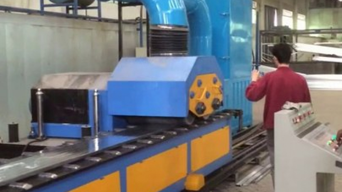 Aluminium profile polishing machine project in Africa