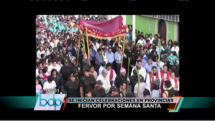 Diversas ciudades del país celebraron a lo grande la llegada de Semana Santa