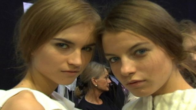 Allure Backstage Beauty: Pulled Back Hair, Fall 2008