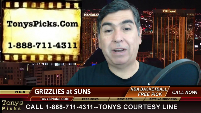 Phoenix Suns vs. Memphis Grizzlies Pick Prediction NBA Pro Basketball Odds Preview 4-14-2014