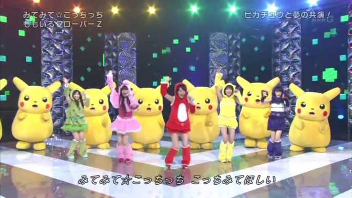 Momoiro Clover Z - Mite Mite Kocchicchi (Music Japan 12.07.01)