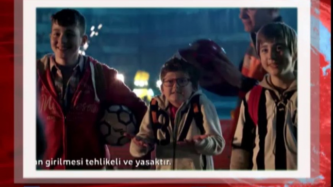 Merakla beklenen Vodafone Arena reklamı