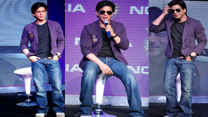 Bollywood Super Star King Khan Shahrukh Khan Launches IPL KKR Nokia Campaign