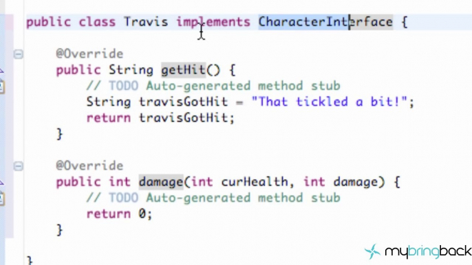 Learn Java Tutorial 1.10- Implements an Interface (implementing in java)