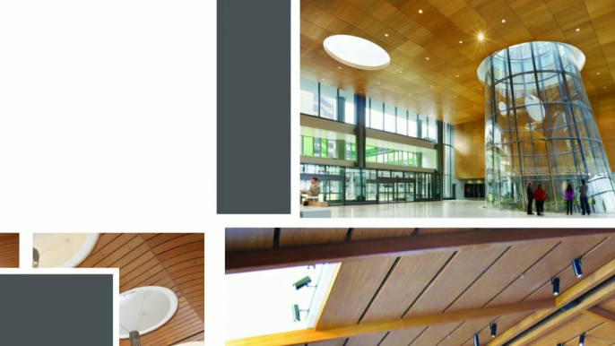 Improve the acoustic aesthetics of your space with a Improve the acoustic aesthetics of your space with a wood ceiling system