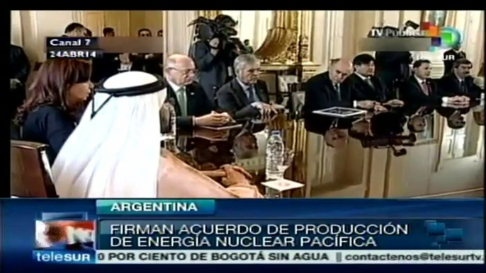 Argentina y Emiratos Árabes Unidos producirán energía nuclear