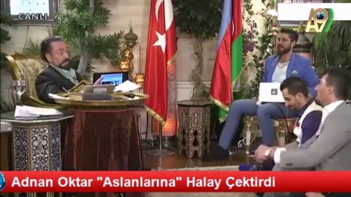 Adnan Oktar'ın 'Aslanlarına' Halay Çektirmesi