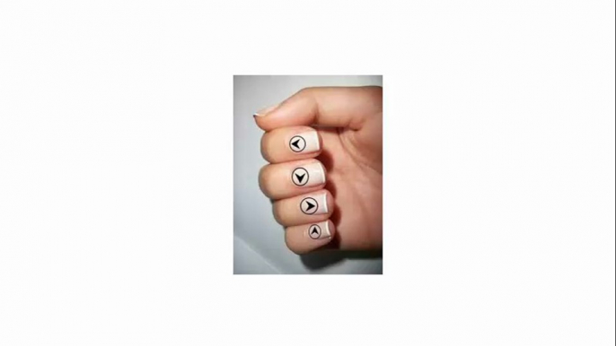 desenli oje yapımı-nail art