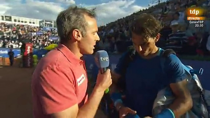 Rafael Nadal Interview after QF at Barcelona Open 2014