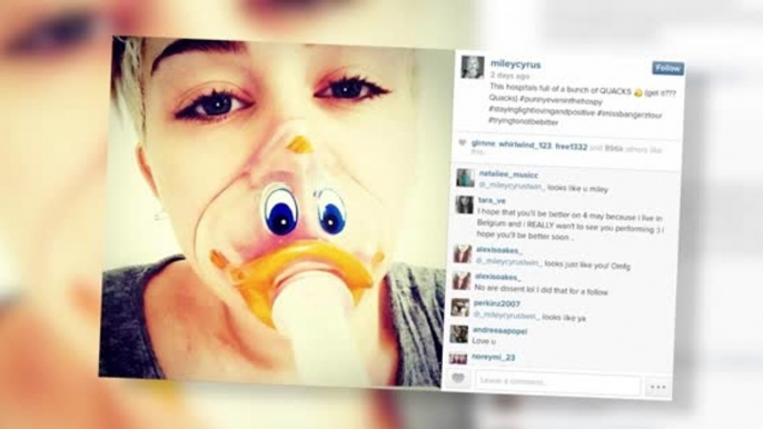 Miley Cyrus Talks About Her Hospital Stay