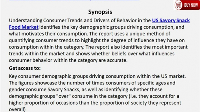 US Savory Snacks Food Market - Consumer Trends Analysis