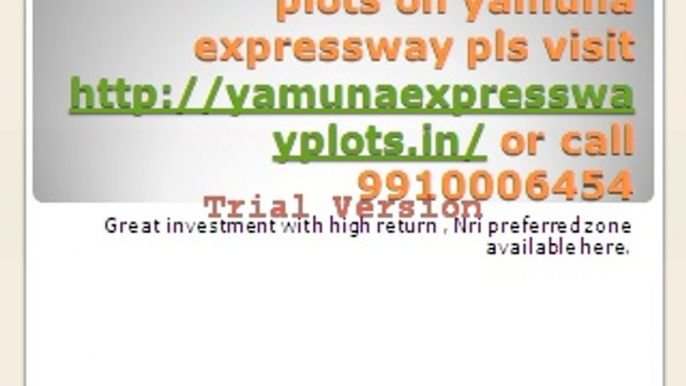 Yamuna expressway plots  9910006454 resale yamuna expressway plots resale