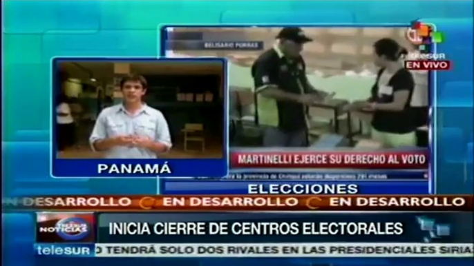 Cierran los centros de votación en comicios panameños