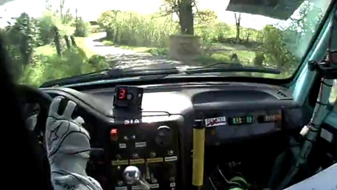 rallye de la suisse normande 2014 3eme temps scracht kevin coignard /romain causier 106 f2000/13