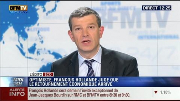 L'Édito éco de Nicolas Doze: Le "retournement économique arrive", d'après François Hollande: vrai ou faux ? - 05/05