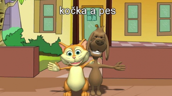 Czech for kids - Czech language learning for children - greetings & animals DVD & flash cards