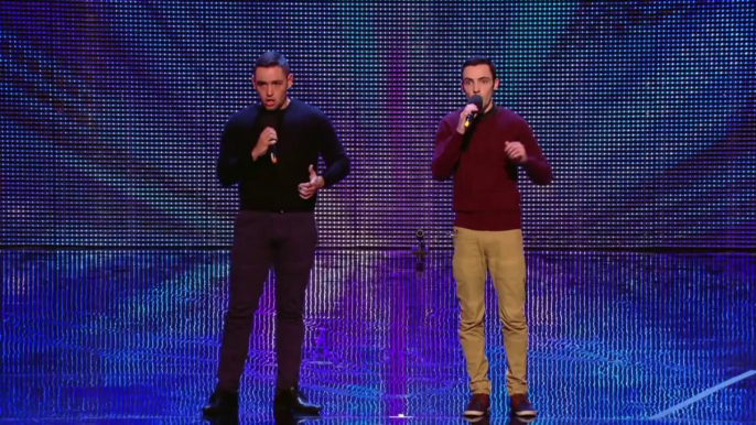 Britain's Got Talent 2013 - 051 - Week 2 Auditions - Richard And Adam Singing “The Impossible Dream”