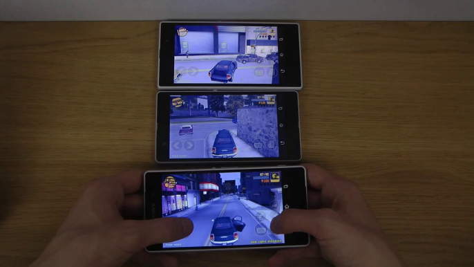 GTA 3 Xperia Z2 vs. Sony Xperia Z1 vs. Sony Xperia Z - HD Gameplay Comparison