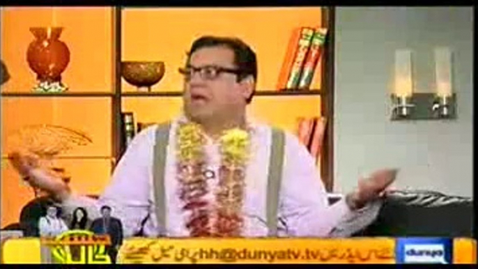 Hasb e Haal 26 January 2014,  Dunya News , azizi Hasb e Haal clip 5