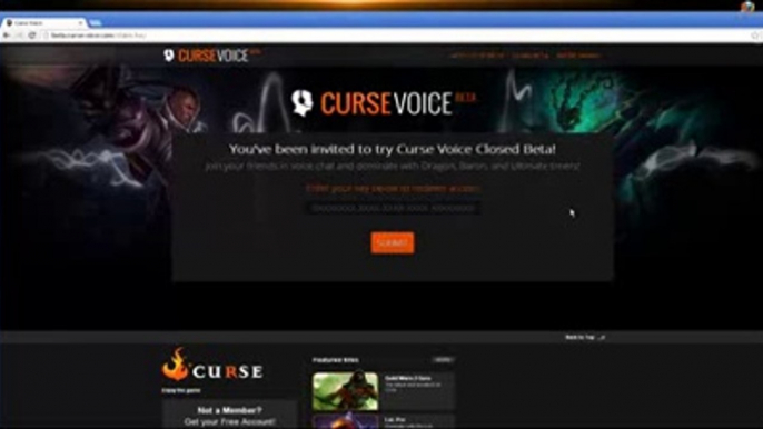 Free Curse Voice Beta Key Generator ? téléchargement