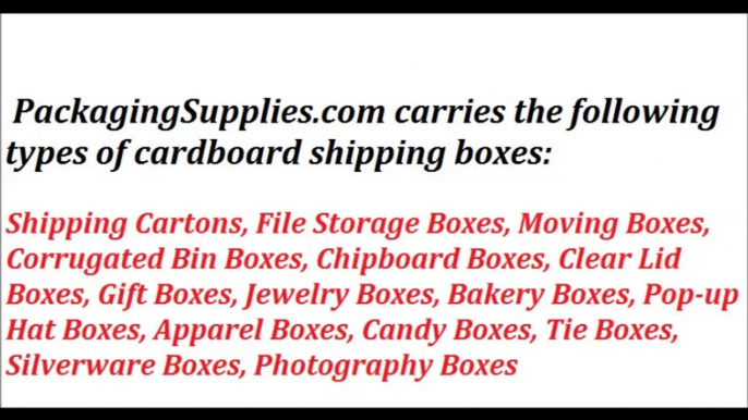 Flat Rate Shipping Boxes - Packaging Supplies