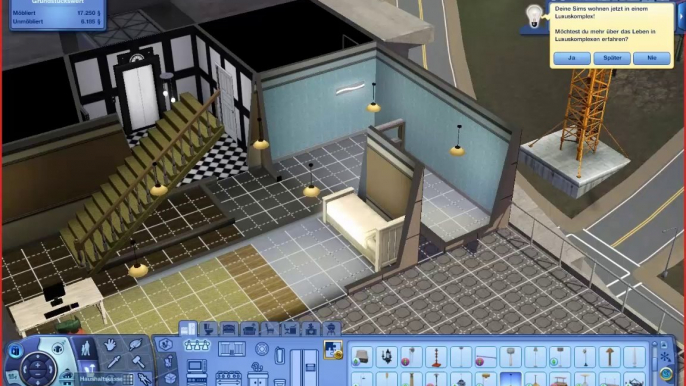 Let's Play Die Sims 3 #003 Die Wohnung wird möbliert