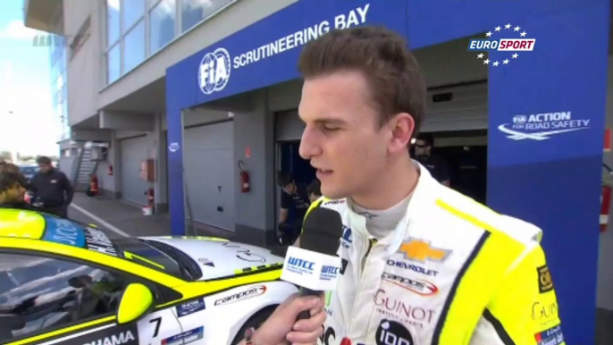 FIA WTCC - Hugo Valente interviewed after Free Practice 2