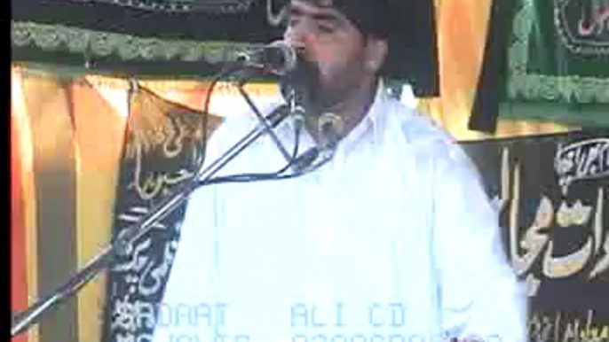 Zakir Ghazanfar Abbas Gondal p 2 biyan shahadat Ali Akbar,as majlis 11 chak Sargodha