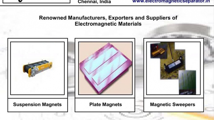 Electromagnetic separators Manufacturers and Exporters