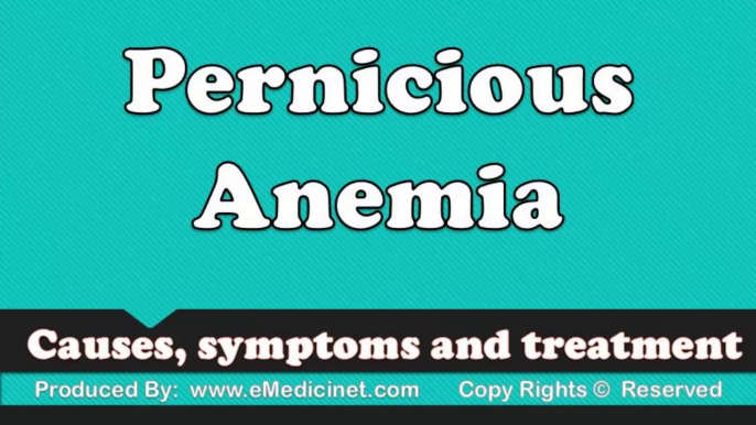 Information about Addison Anemia (Pernicious Anemia)