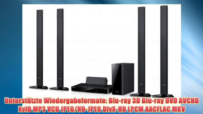 Samsung HT-F5550 5.1 3D-Blu-ray-Heimkinosystem (1000 Watt 3D Sound Plus WiFi ready Smart Hub)