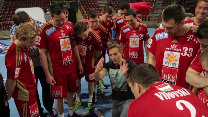 Making off shooting photo MKB Veszprem (EHFCL)