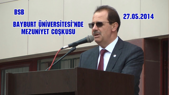 Bayburt Üniversitesi'nde mezuniyet coşkusu