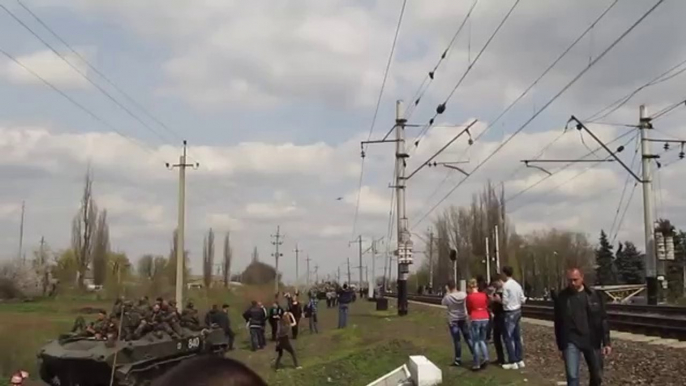 Awesome Low Pass of Ukrainian Mig-29, over Slovyansk (Ukraine Crisis)