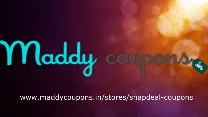 How to use Snapdeal Coupon Codes & Discount Vouchers