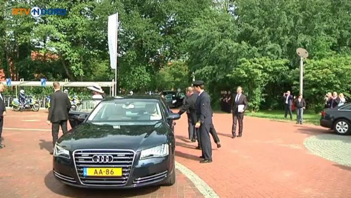 Aankomst Koning Willem-Alexander en Koningin Maxima in Noord-Duitsland - RTV Noord