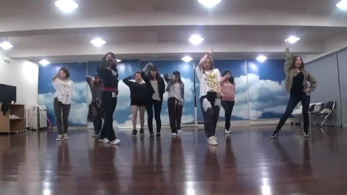 Girls Generation   The Boys dance practice