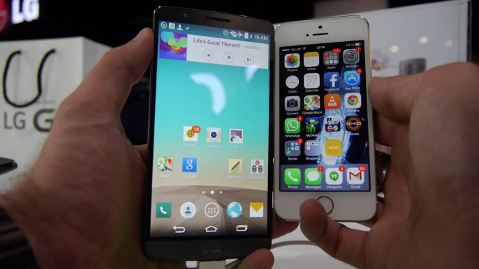 LG G3 vs. Apple iPhone 5S Comparison